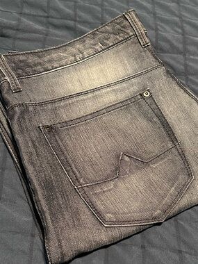 INC International Concepts Men's Washed Blue Slim Jeans